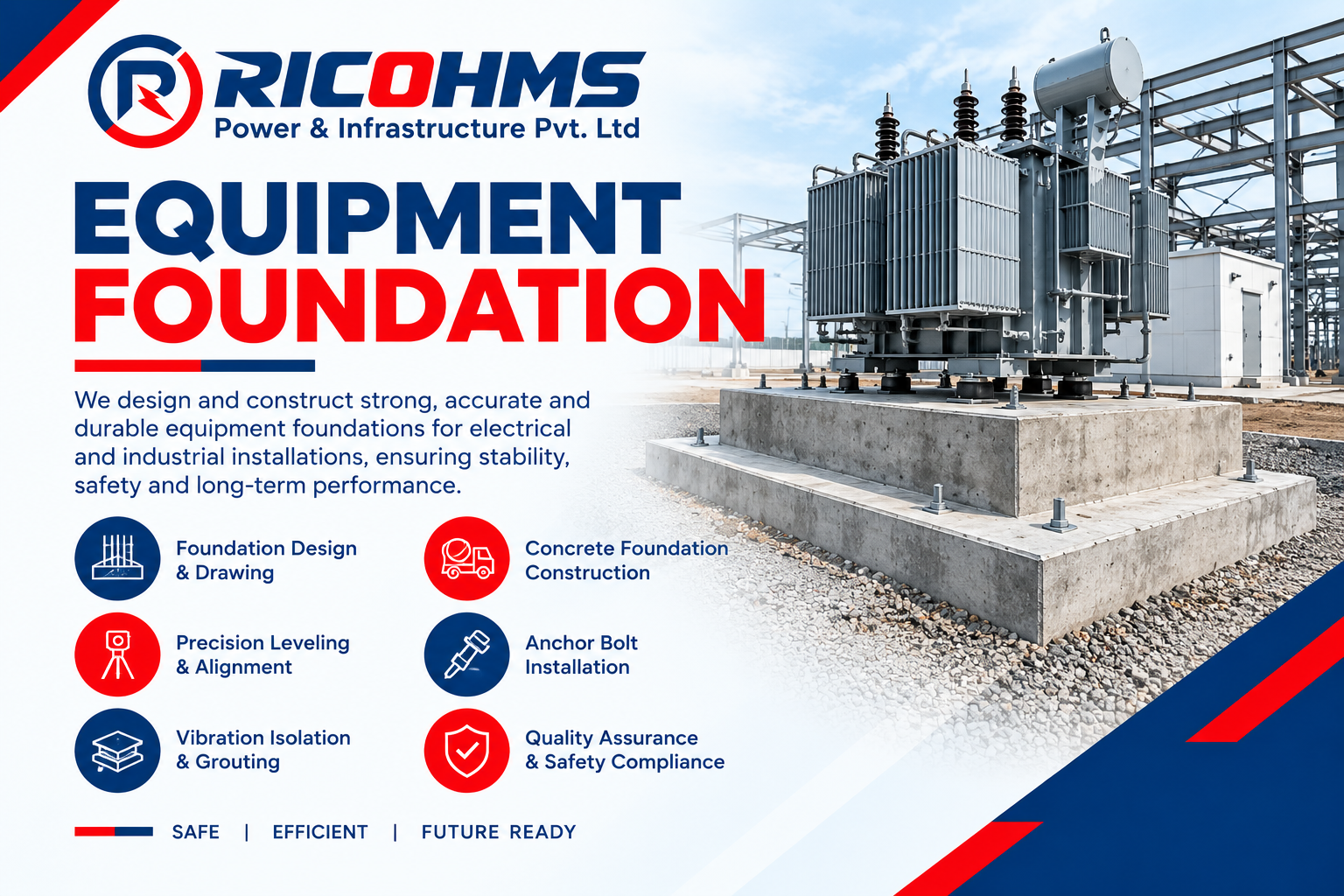 Equipment Foundation Services Banner